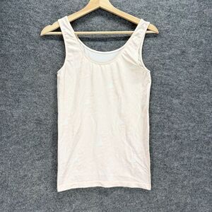 Goof Tank Women M Medium Pink Sleeveless Wide Strap Rayon Pullover Casual Solid